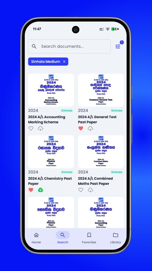 Search across 600+ documents